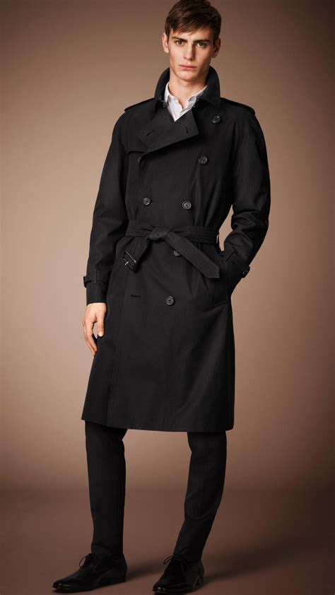 burberry chelsea jacket black men|Trench Coats for Men .